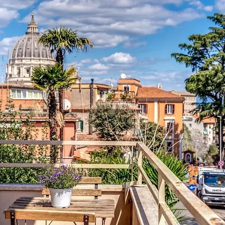 Apartament Vatican Monte Del Gallo Balcony Rzym