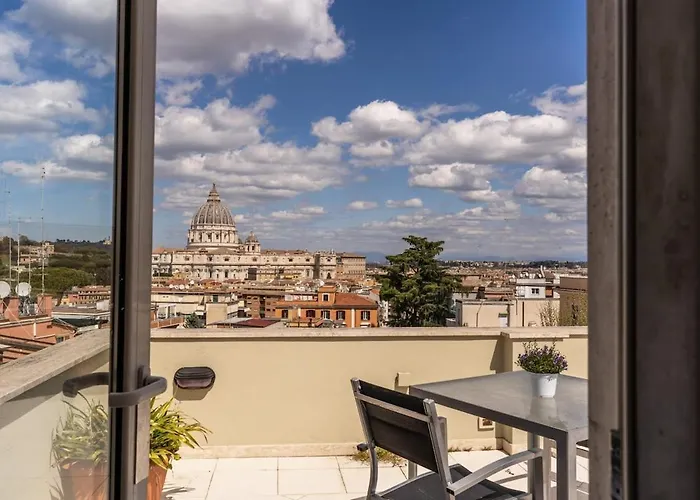 Vatican Monte Del Gallo Balcony Апартаменты Рим