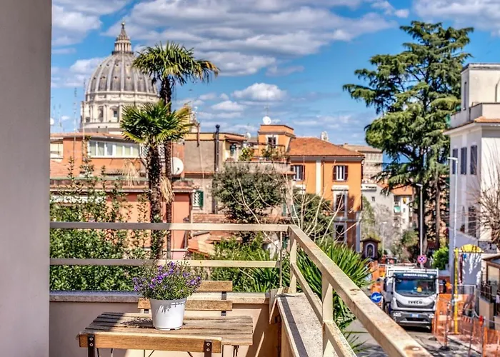 شقة Vatican Monte Del Gallo Balcony روما